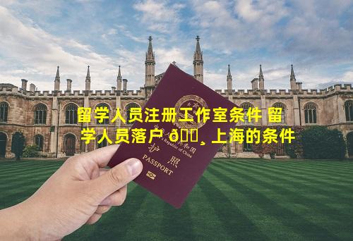 留学人员注册工作室条件 留学人员落户 🕸 上海的条件